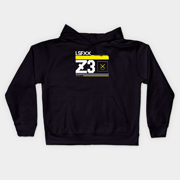 Cyber Z3 Kids Hoodie by Kiboune